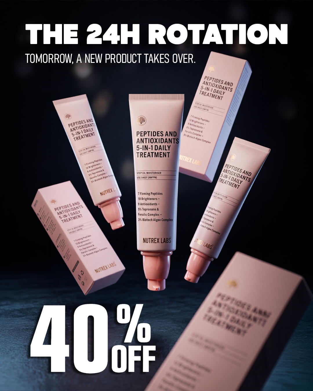 PEPTIDES & ANTIOXIDANTS 5-in-1 DAILY TREATMENT