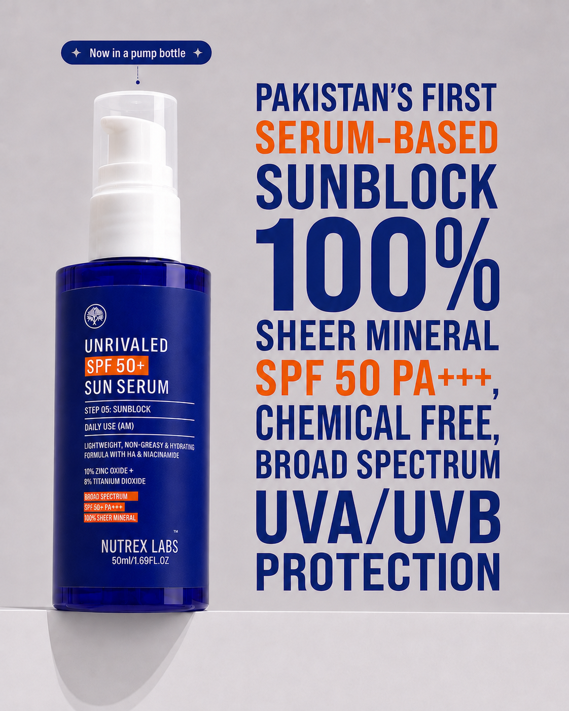 Nutrex Sun SPF 50+ 100% Sheer Mineral Sunblock