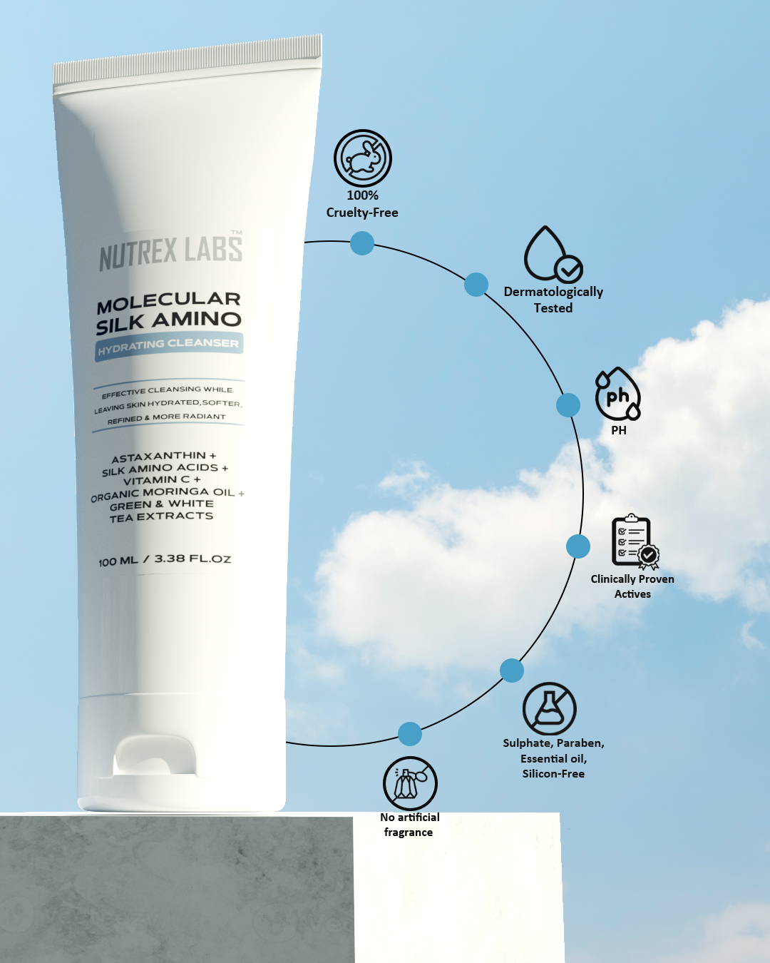 Molecular Silk Amino Hydrating Cleanser