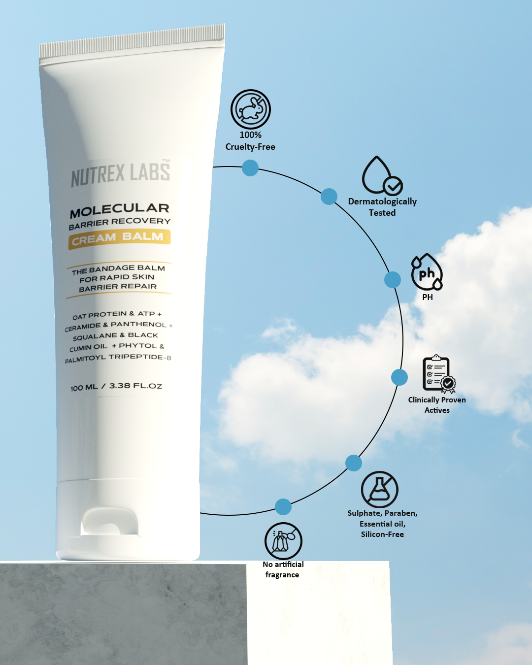 Molecular Barrier Recovery Cream Balm