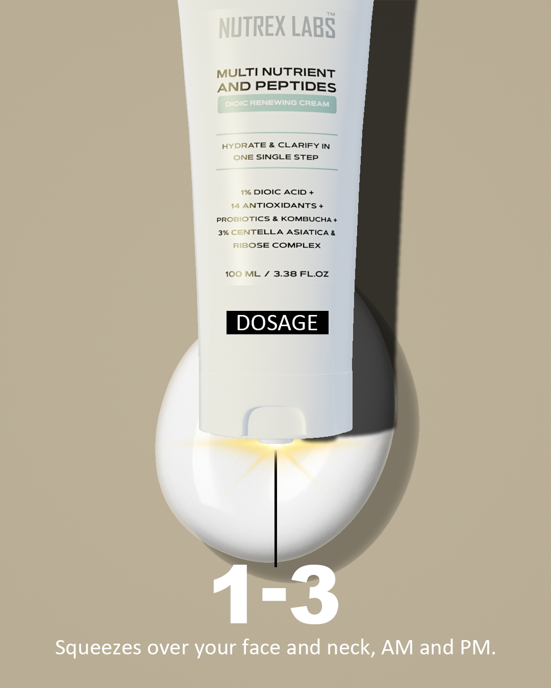 Multi Nutrient and Peptides Dioic Renewing Cream Clearance Sale
