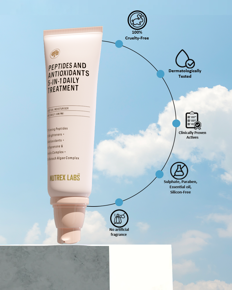 PEPTIDES & ANTIOXIDANTS 5-in-1 DAILY TREATMENT