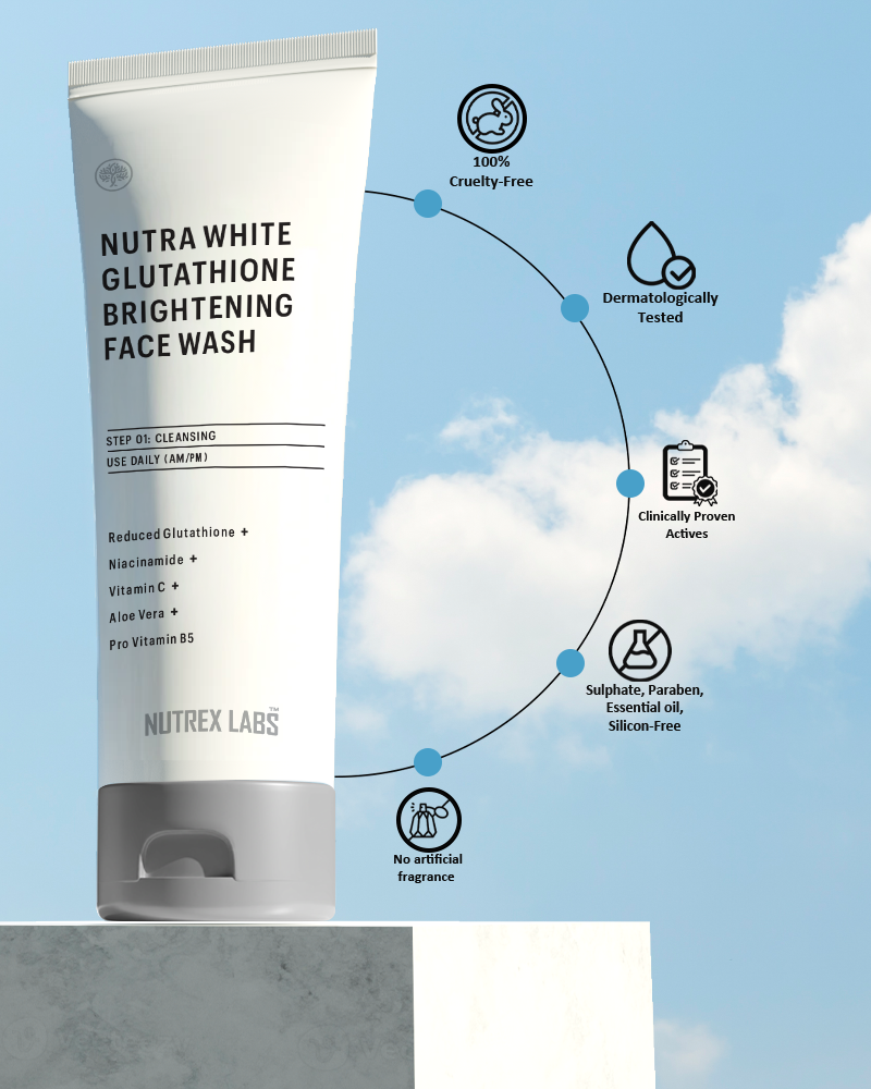 Nutrawhite Glutathione Brightening Facewash