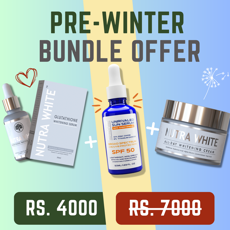 Nutra White Serum, Cream & SPF trio