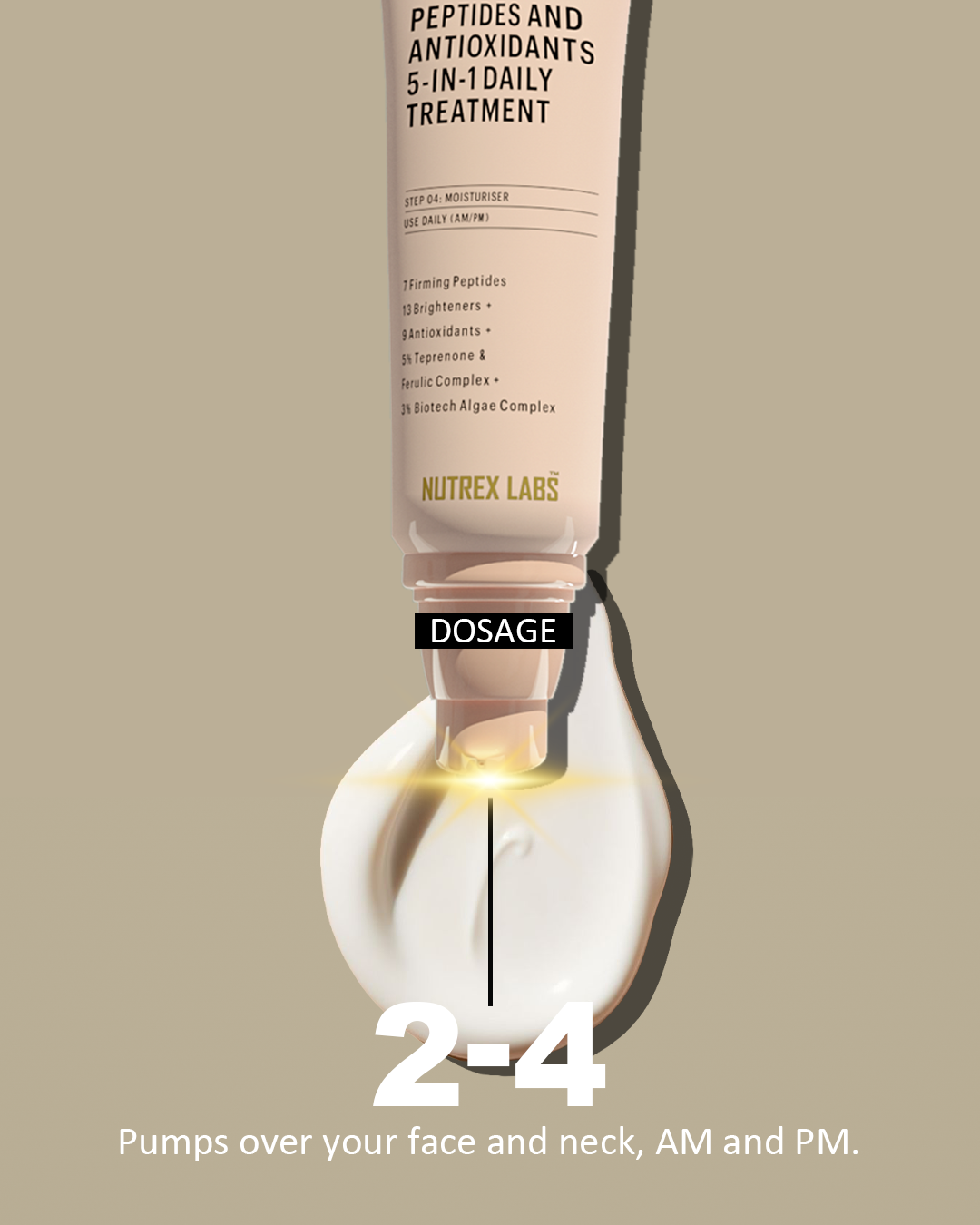 PEPTIDES & ANTIOXIDANTS 5-in-1 DAILY TREATMENT